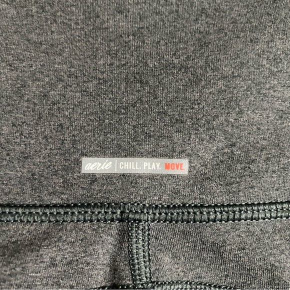 Aerie Women's Gray Chill. Play. Move 7/8 Legging - Picture 8 of 10